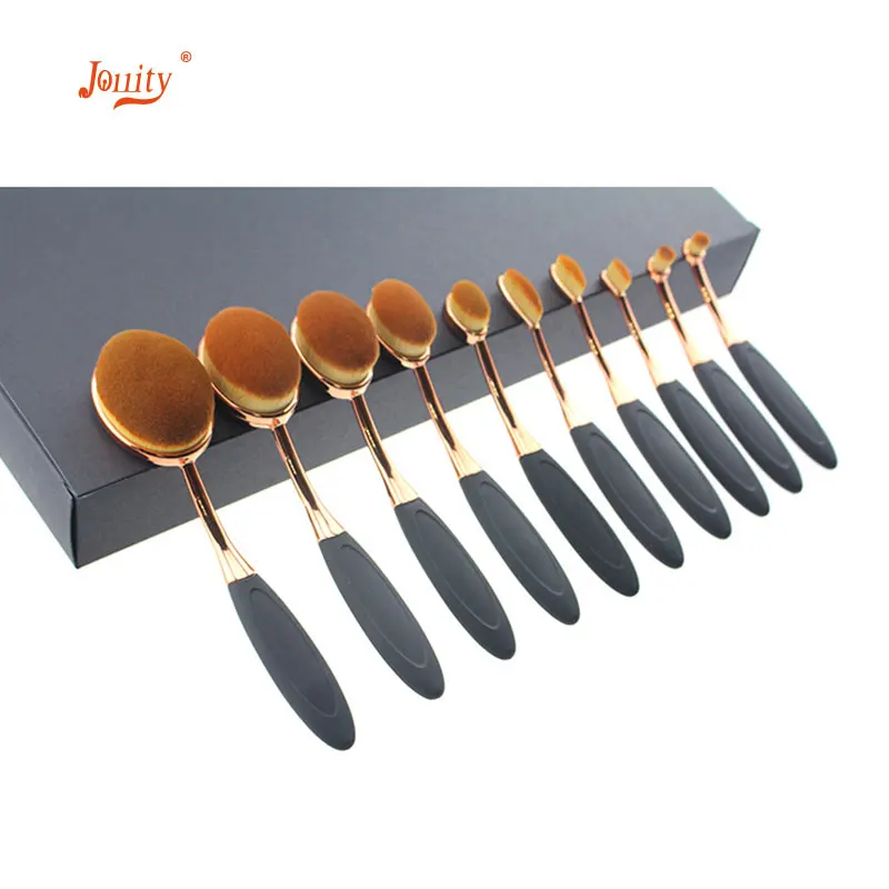 jollity 10pcs Makeup Brushes Set Toothbrush Shaped Oval Gold Colors Make Up Brushes Set Soft Foundation Powder Eyeliner Brushs jollity 10pcs Makeup Brushes Set Toothbrush Shaped Oval Gold Colors Make Up Brushes Set Soft Foundation Powder Eyeliner Brushs