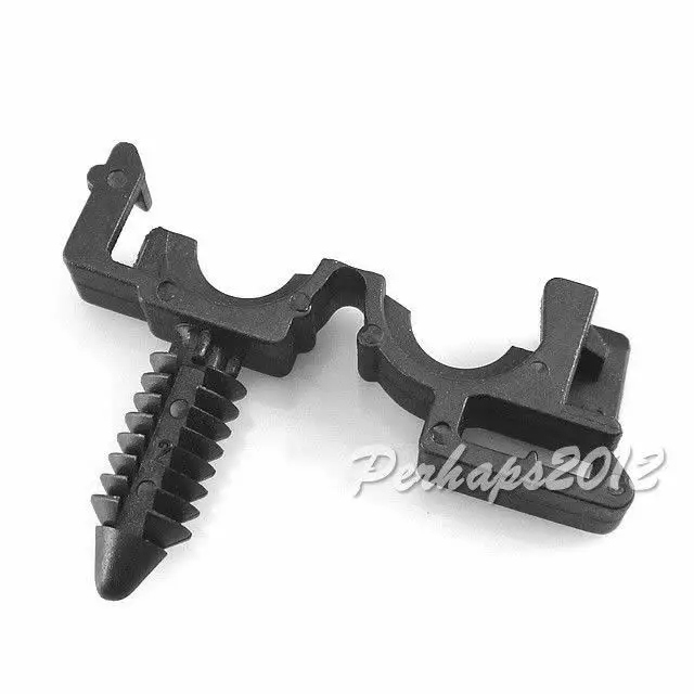 100x for GM 12040984 Wire Loom Routing Nylon Clip Split ... plastic wire harness retaining clips 