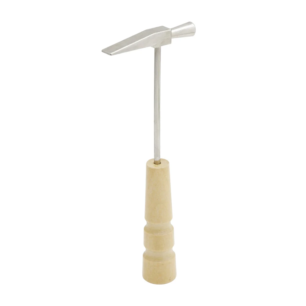 

Thumb Piano Mbira Metal Tuning Hammer with Maple Wood Handle