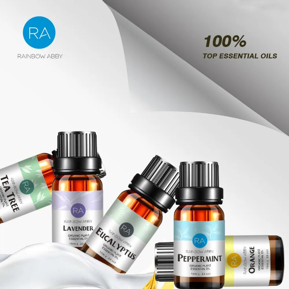 

5PCS Buy 5 Get 1 Gift Moisturize & Remove Acnes SET Tea Tree essentail oil + Jojoba oil + Frankincense Essential Oil Fade Acne M