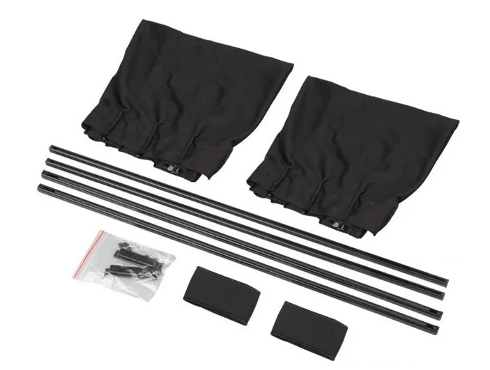 70S Aluminum Alloy Elastic Car Side Window Sunshade Curtains Auto Windows Sun Visor Blinds Cover window foils & solar protection
