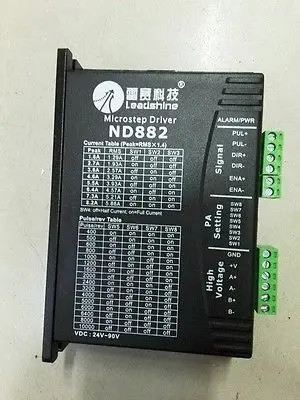 

Leadshine ND882 Replace MD882 2 Phase Stepper Motor Driver +80VDC 8.2A 8 Steps XWJ