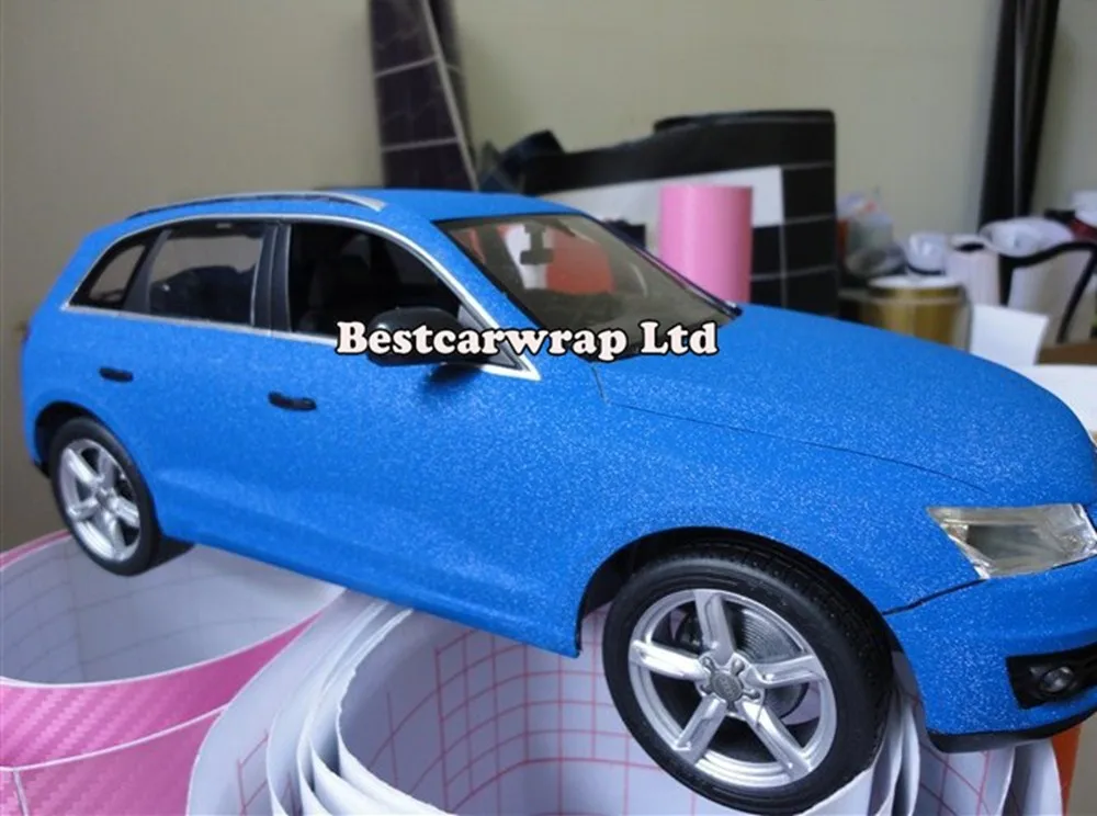 Glitter sandy diamond vinyl car wrapping FIlm 3m Foile sandy wrap sparkle (3)