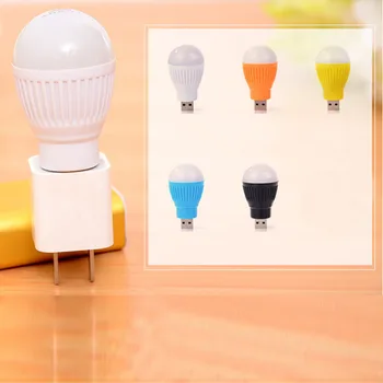 

Mini USB LED Light Portable Lamp Bulb For PC Desk Computer Laptop Random Color