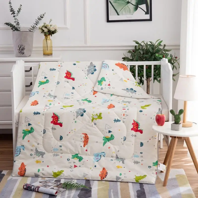 

100% Cotton Baby Quilt for New Born Girls and Boys - Crib Baby Blanket Toddler Comforter