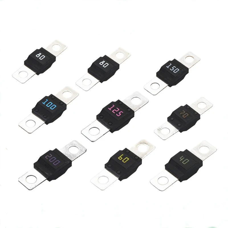 50pcs High Current 32V Car Battery Fuse Car Bolt Slow Fuses Midi Series