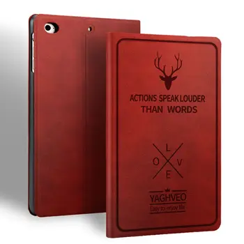 

Smart Wake Leather Case For Apple 2018 New iPad Pro 11 Luxury Cover Deer Style Flip Stand Protective Case A1980 A2013 A1934