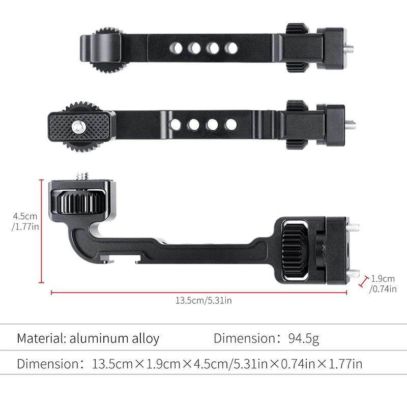 AgimbalGear DH11 все в 1 Dji Ronin S Ronin SC удлинить магический рычаг для монитора светодиодный адаптер для крепления карданного фонаря с Arri холодной обуви