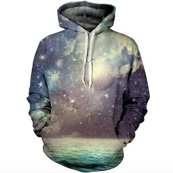 

Jumeast Men/Women 2018 New Fashion Galaxy Space 3D Sweatshirt Sea and Starry Sky Print Casual Pullovers Tracksuits