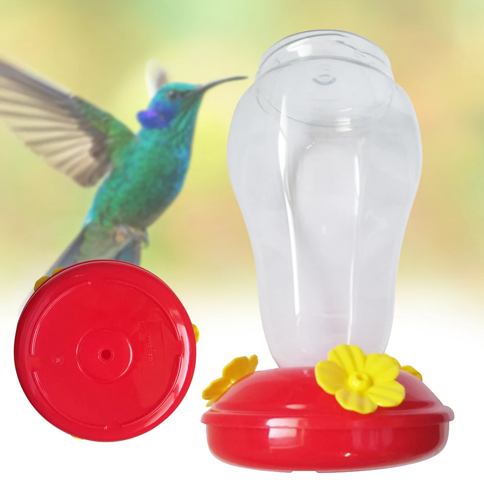 Bird Water Feeder Bottle Hanging Hummingbird Feeder Garden Outdoor