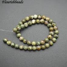 Натуральный зеленый рифолит Камень круглые бусины 4 мм 6 мм 8 мм 10 мм