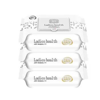 

30Pcs/Bag Ladies Health Flip Top Lid Wet Wipes Disposable Unscented Adult Privates Care Cleaning Personal Tissue Towel Portable