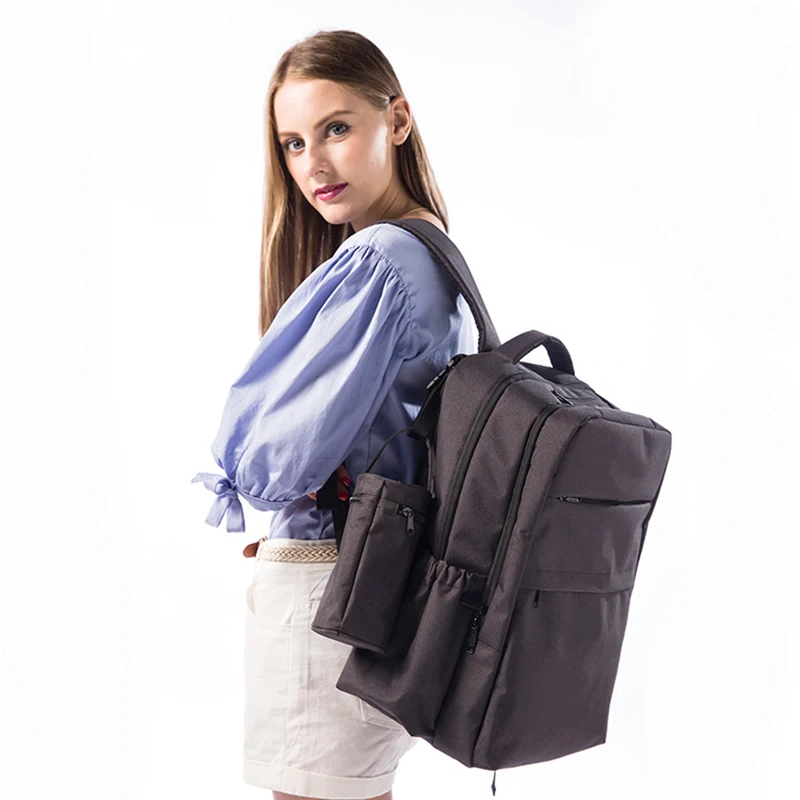 Baby Diaper Bag Multifunction Mommy Nappy Backpack Large Capacity Fashion Oxford Back Pack Milk Bottle Warmer Organizer BB6044 (16)