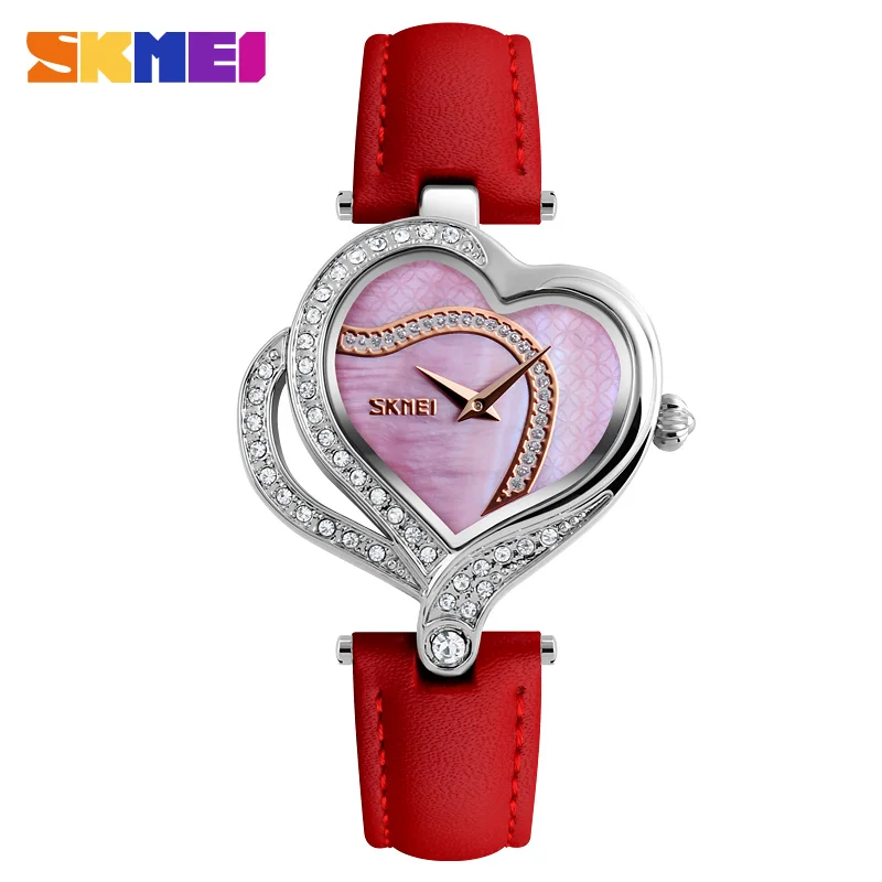 

SKMEI New Special Creative Women Watches Waterproof Rhinestones Quartz Watch Luxury Brand Wristwatch Ladies Relogio Feminino