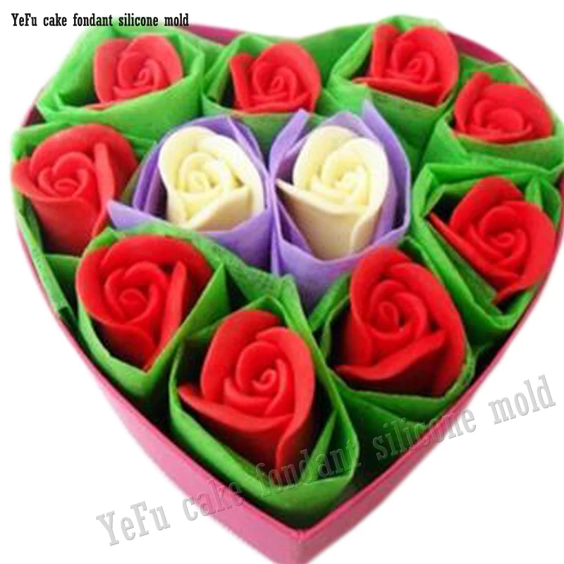 Details about   Silicone Mold 3D Roses Flower Chocolate Candy Ice Mould Cake DIY Decor Tools 