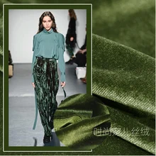 Классический бренд из высококачественной шелковой ткани шерсть шелк шерстяное пальто ткань одежды на заказ костюм