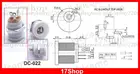 Best Price as low as $114.51 500PCS White 5.5mm x 2.1mm DC Socket + Nut Panel Mount DIY DC-022 for Charger