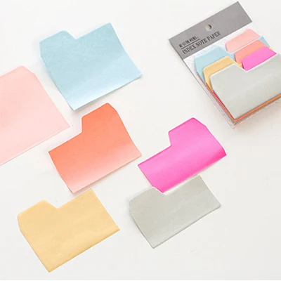 

6 Colors Index Post Creative Memo Pad Natural Plants Series Sticky Notes Bookmarks Stickers Cute Notepad Stationery Supplies