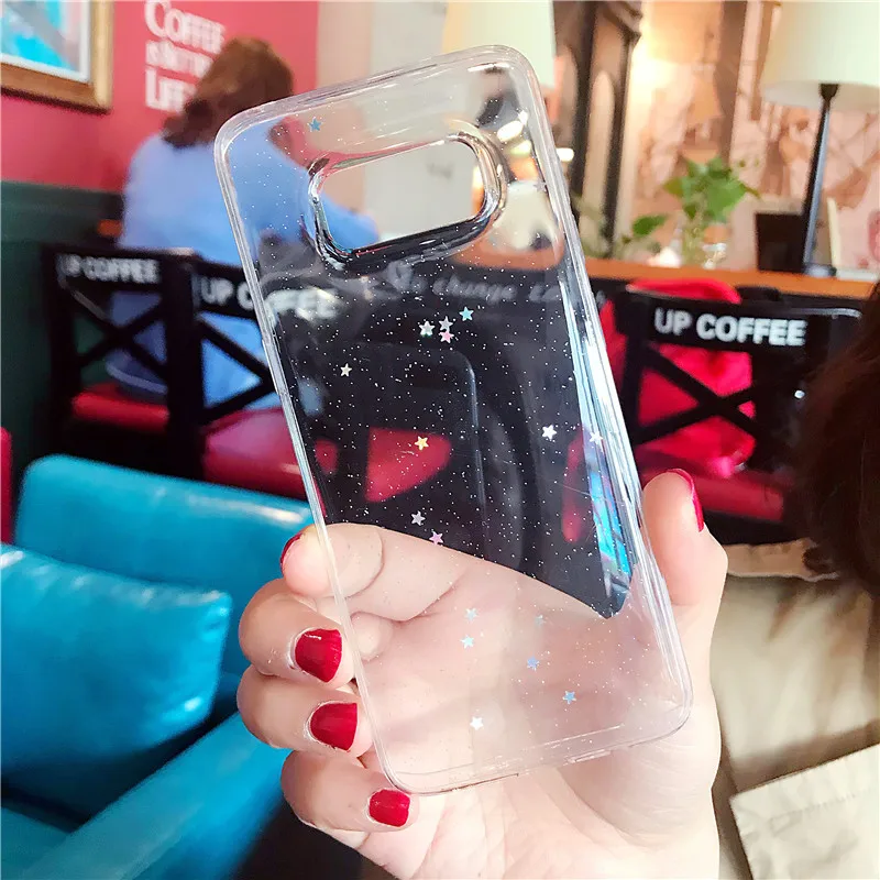 Чехол DCHZIUAN для Samsung Galaxy S8 S9 Plus S7 Edge Note 8 9 S10 блестящие звезды модные чехлы телефонов