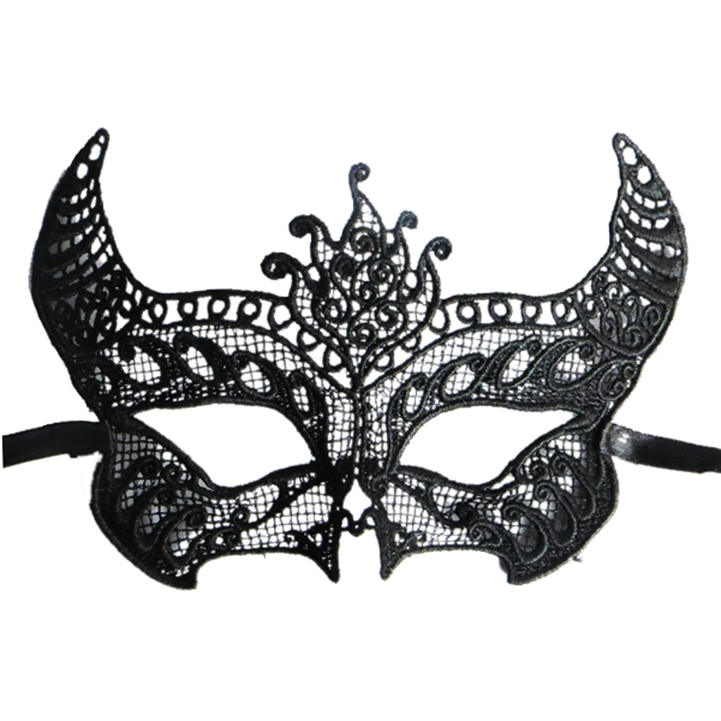 

New Hollow Out Lace Mask Party Evening Prom Masquerade Mask Individual Fox Pattern Half Face Mask For Pary