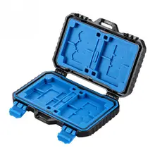 Shatterproof กรณีการ์ดหน่วยความจำกันน้ำสนับสนุนเก็บของต่างๆการ์ด TF การ์ด SD การ์ดกล่อง Organizer กล่อง(China)