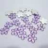 DIY 100pcs 10mm flower Acrylic plum blossom FlatBack Scrapbook Craft Wedding decoration B01 ► Photo 3/6