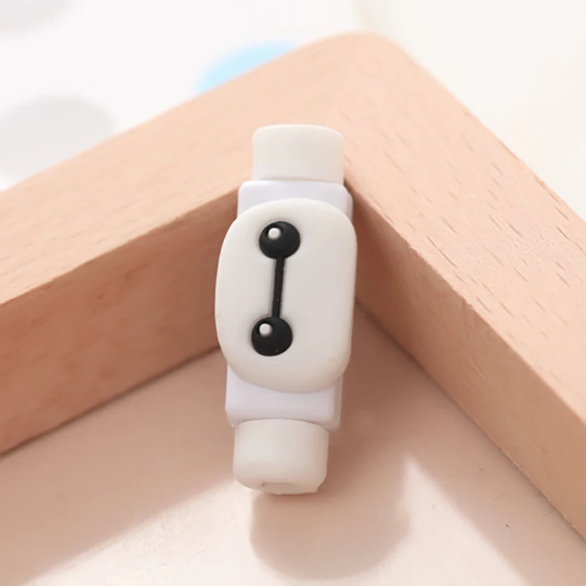 Funelego 2 6 шт Новый кабель протектор для IPhone телефон USB кабели мультфильм стиль