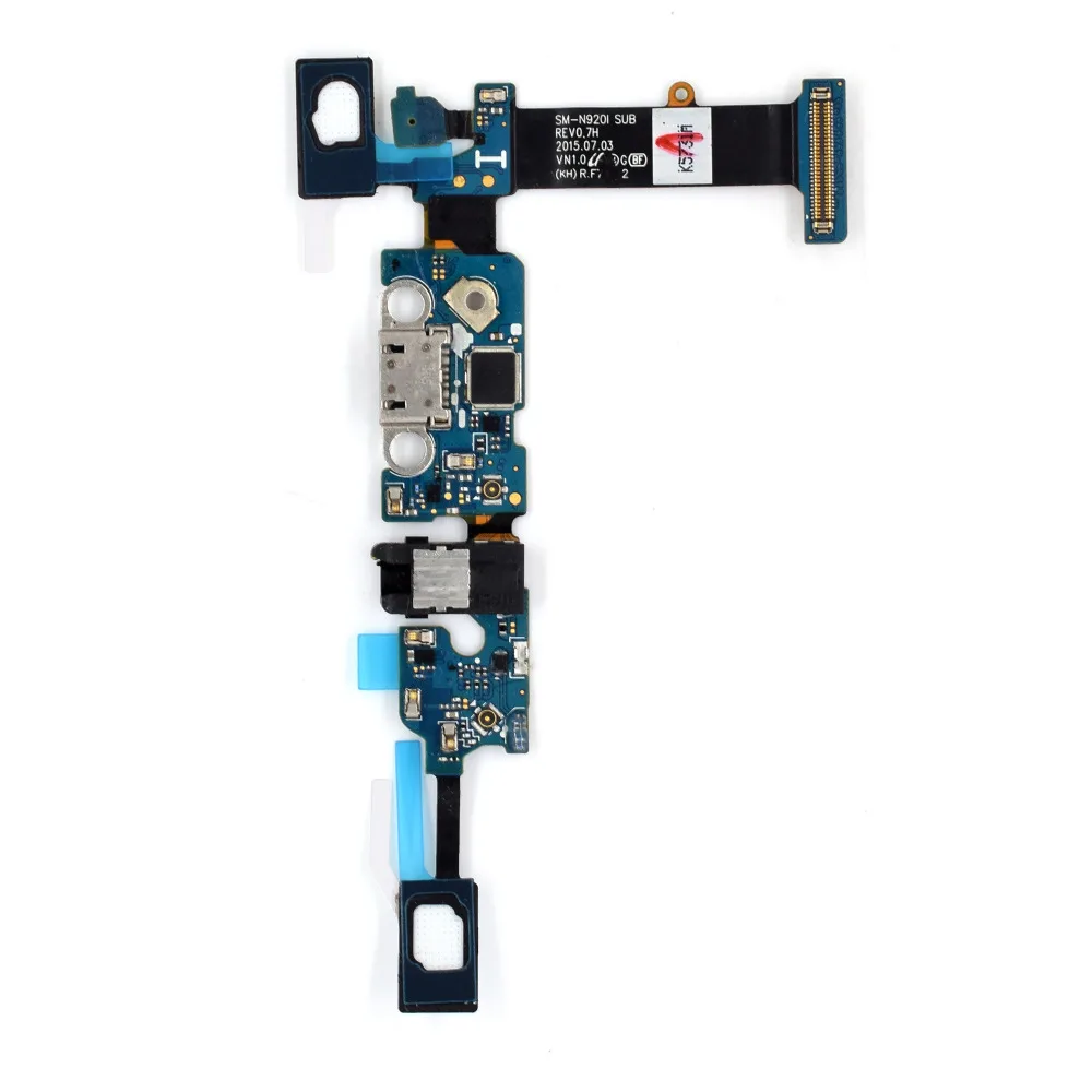 Cell Phone Replacement Part for Samsung Galaxy Note5 N920I Charging Port Plug Flex Cable + Earphone Jack Microphone Sensor | Мобильные