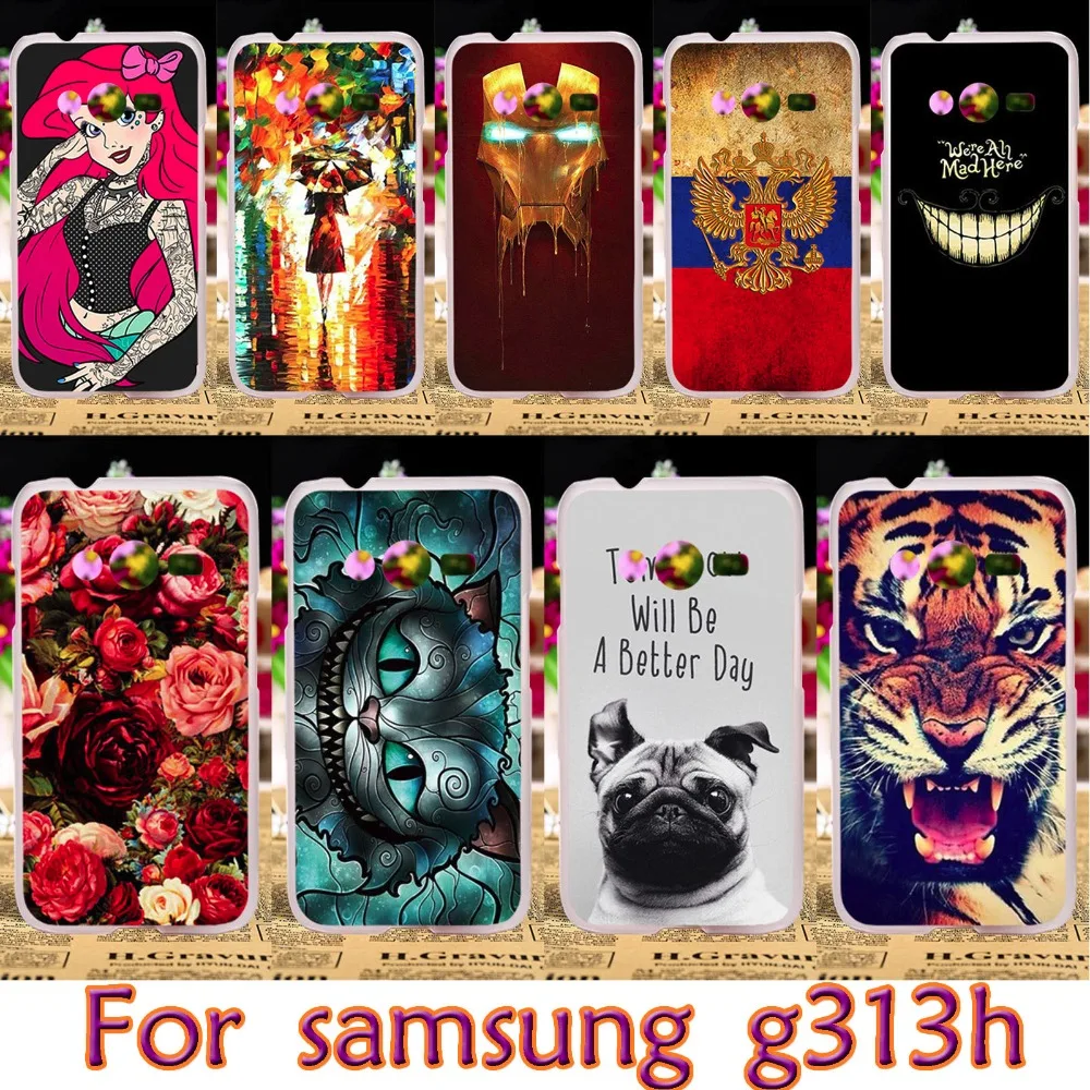 

Caynes Soft TPU Plastic Plastic Case For Samsung Galaxy ACE 4 NXT G313 G318H 4.0 inch G313H Ace 4 Lite SM-G313H Case Cover