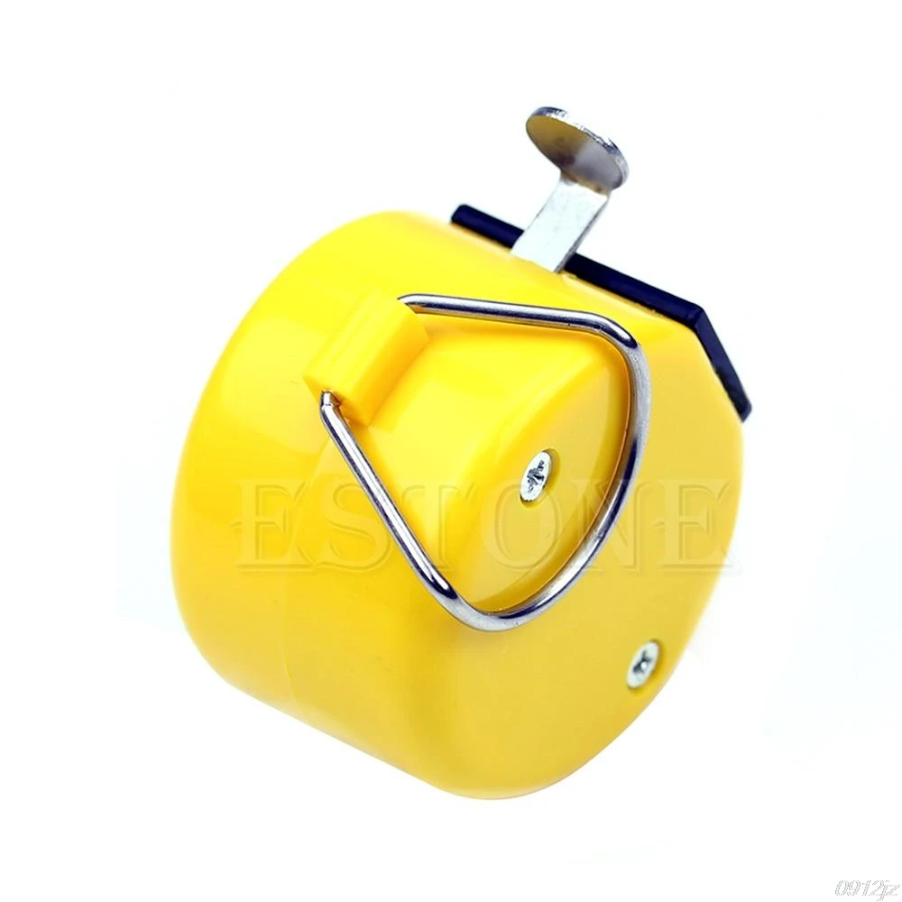 Новый цифровой ручной счетчик 4 значный число кликер Golf Chrome Прямая