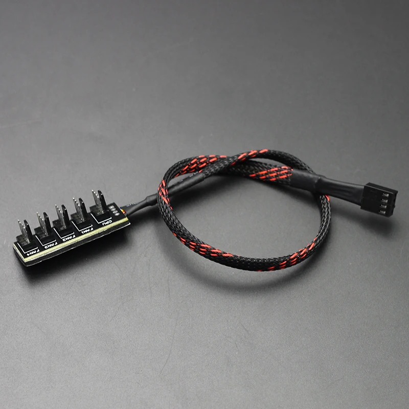 1 шт. Новый 4 контактный разъем 3pin на pin сплиттер для 3Pin/4Pin PWM хоста охлаждения чехол