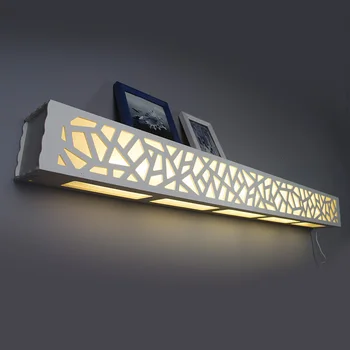 

Modern LED LAMPS living room wall light carved LED background bedroom bedside shelf lamps wall lamp FG613 LU1019