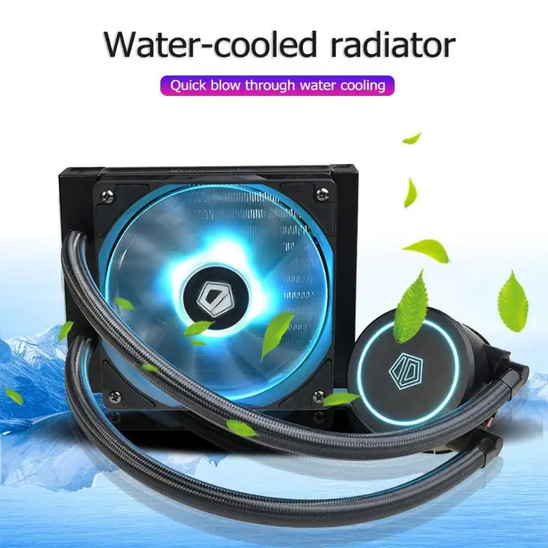 IDCOOLING AURAFLOW X 120 cpu вентилятор жидкостный охладитель воды для Intel/AMD