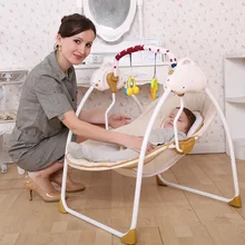 2016 Free shipping baby electric rocking chair bouncer intelligent baby swing chair baby chaise lounge music