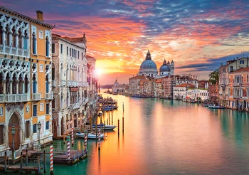 

Castorland Venice Sunset 500pcs European Imports of Jigsaw Puzzle Toys