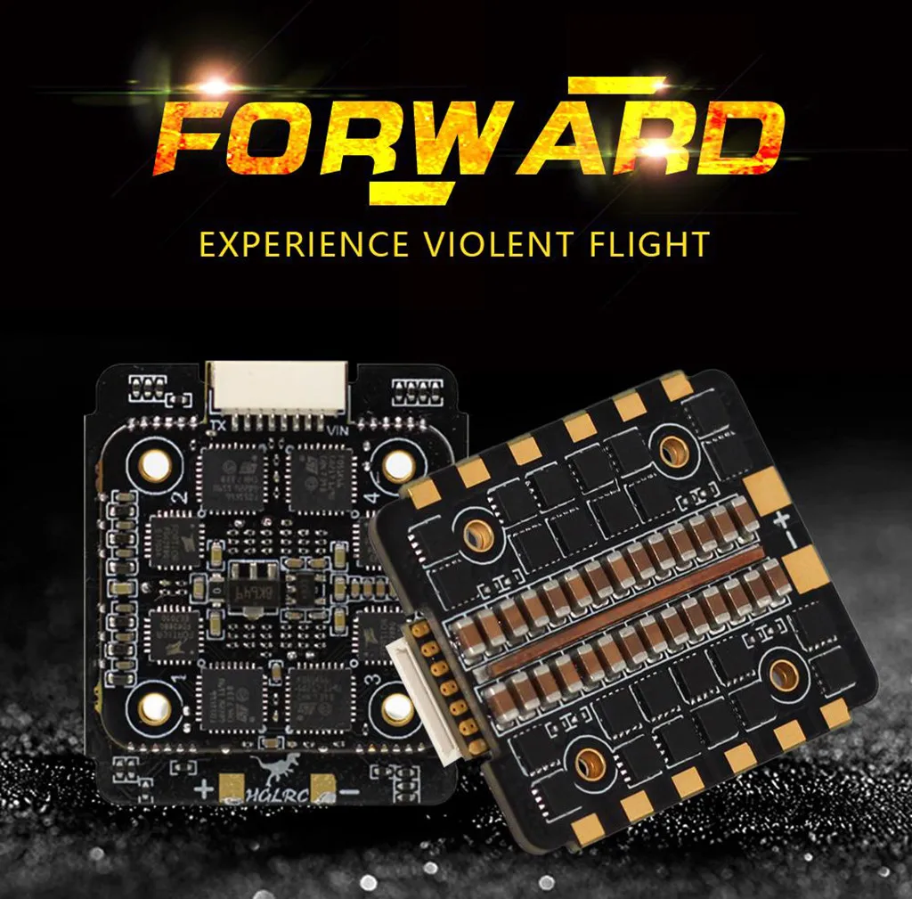 

HGLRC Forward 45A 4in1 Mini ESC 20x20mm BLHeli_32 2-6S for FD445 Stack