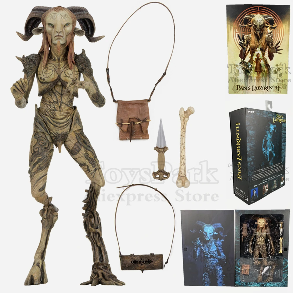 

NECA Guillermo del Toro Signature Collection Pan's Labyrinth Faun 7" Scale Action Figure El Laberinto del Fauno Doll Toys