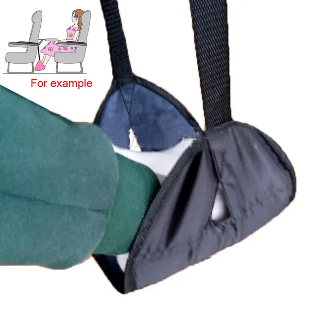 Portable Lightweight Airplane Travel Hanging Footrest Foot Rest Fly