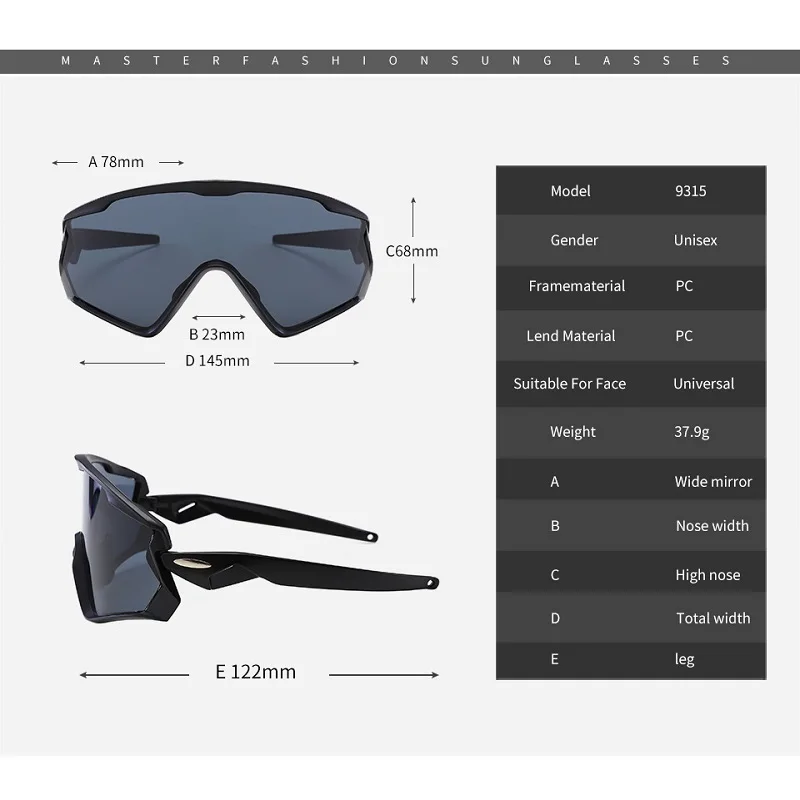 2018 الدراجات نظارات دراجة جبلية الطريق الدراجة نظارة شمس رياضية رجل الدراجات نظارات Gafas Ciclismo Oculos Carretera Occhiali