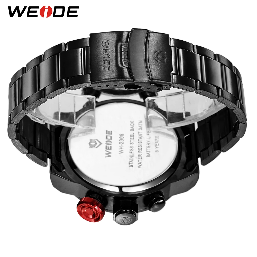 WEIDE Hot Sale Outdoor Men Sports Watch Military Army Quartz Analog Digital LED Wristwatch For Men Relogio Masculino Gift 