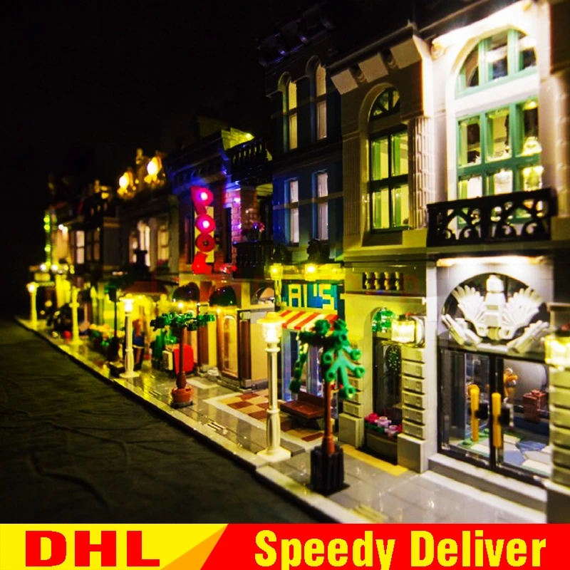 

Lepin Creator Expert DIY LED Light MOC City Street View 15003 15008 15009 15010 15011 15019 15034 16001 16004 16050 XINGBAO Toys