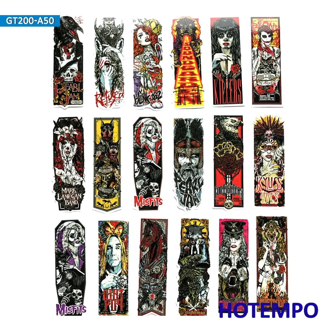50pcs Gothic Terror Rock Stickers Skeleton Dark Glamour Sticker for Mobile Phone Laptop Luggage Skateboard Guitar Case Stickers 50pcs Gothic Terror Rock Stickers Skeleton Dark Glamour Sticker for Mobile Phone Laptop Luggage Skateboard Guitar Case Stickers