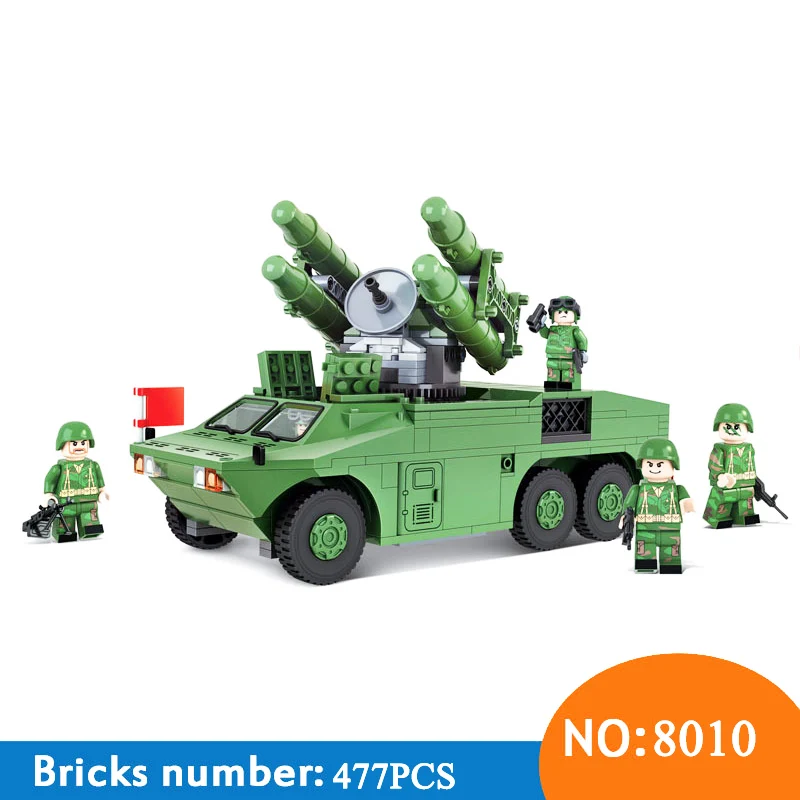 

Winner 8010 Military 99 Type Battle Tank Land Heroes Antiaircraft Missile Assembled Building Blocks Bricks Toys For Children