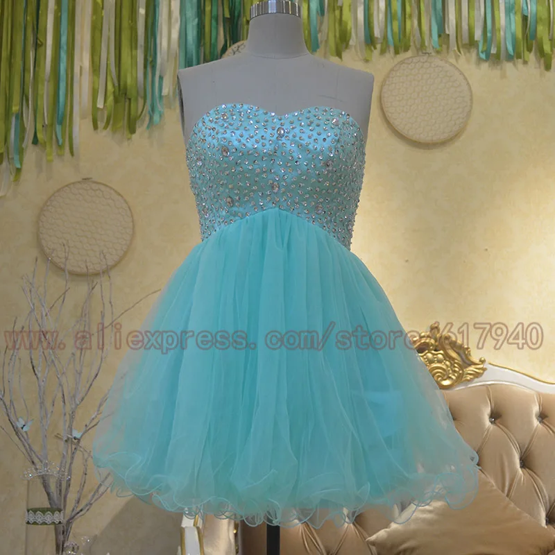 2016 font b Cocktail b font font b Dress b font Real Photos PartyDress Beadings Mini