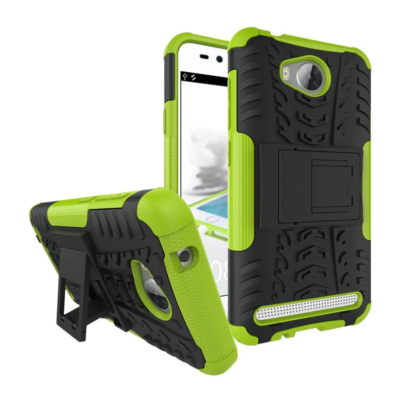 silicone case for huawei phone Dành Cho Huawei Y3 II Ốp Lưng Điện Thoại 2in1 2 Lớp Chân Đế Dày Chống Sốc Lai Ốp Lưng Silicon huawei phone cover