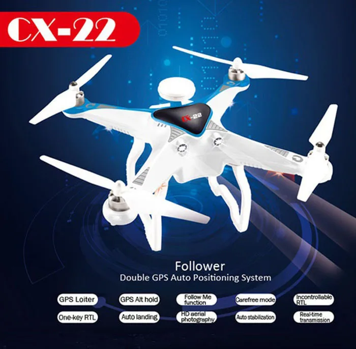 Cheerson CX22 CX 22 Follower 5 8G Dual GPS FPV With 1080P Camera Quadcopter font b
