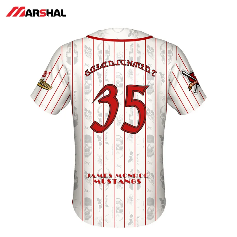 Cheaper Throwback Baseball Jersey Men Sublimation Camiseta Beisbol Hombre Breathable Camisa Beisebol Baseball Shirt