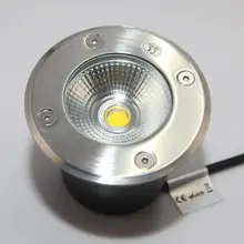 15 Вт Dimmable COB светодиодный подземный свет, открытый водонепроницаемый IP67 DC12V/AC85-265V 15 Вт светодиодный фонарь COB вкапываемый светодиодный светильник