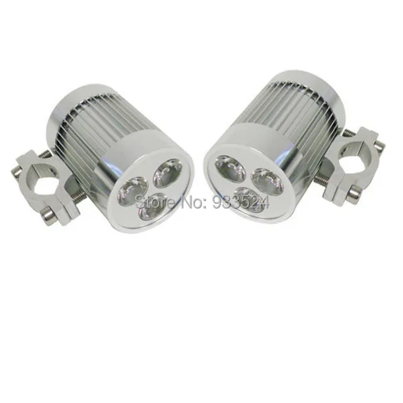 

2* LED Spot Fog Lamp Light For Yamaha VMax VMX1700 VMX1200 XS650 Custom ATV Kawasaki KZ1000 Z1000 Vulcan 800 1500 1600 1700
