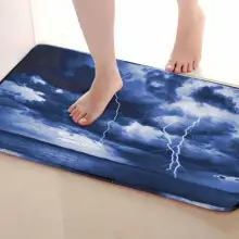 Молниеносный стиль Коврики для улицы, смешной Противоскользящий коврик для ванной, дверные коврики, дверные коврики под входную дверь